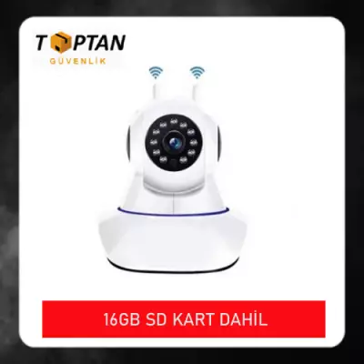 2MP 16GB 1080p FULL HD Kablosuz Bebek Güvenlik Kamerası Çift Antenli ARNA-1616