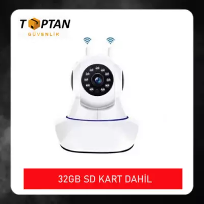 2MP 32GB 1080P FULL HD KABLOSUZ BEBEK GÜVENLİK KAMERASI ÇİFT ANTENLİ ARNA-1632