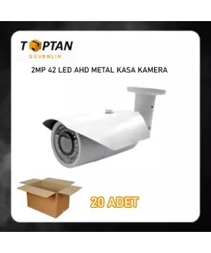 2 Mp 42 Led Ahd Metal Kasa Gece Görüşlü Güvenlik Kamerası ARNA-2342 20'Lİ KOLİ