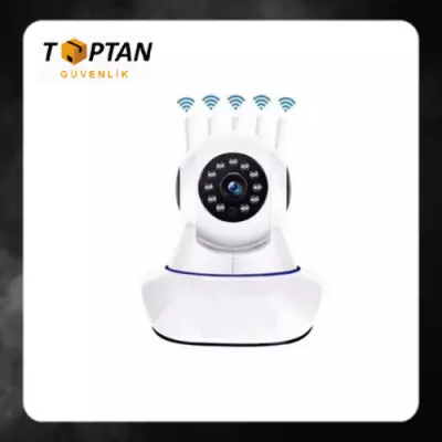 2 MP KABLOSUZ 5 ANTENLİ IP BEBEK KAMERASI 1080P ARNA-1235