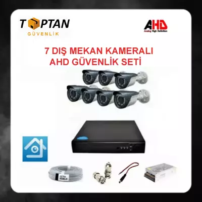 2 MP AHD 7 DIŞ MEKAN KAMERALI GÜVENLİK SETİ ARNA-7127