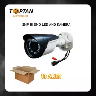 2 MP 1080P 18 SMD LED GECE GÖRÜŞLÜ AHD KAMERA ARNA-2118 10 ADET KOLİ