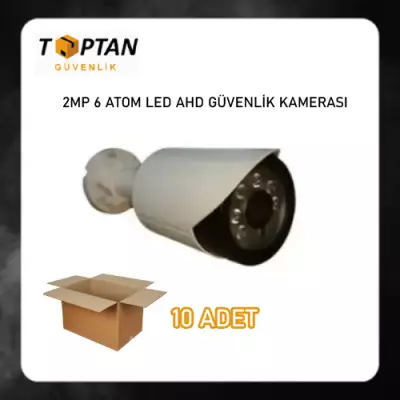 2 MP 1080P 6 Atom Led Gece Görüşlü Ahd Güvenlik Kamerası ARNA-2126 10 Adet