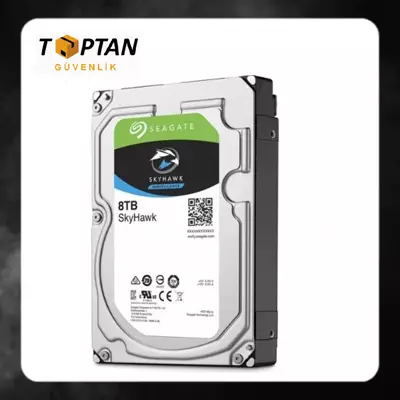 Seagate Skyhawk ST8000VX004 3.5" 8 TB 256 MB SATA 3 HDD Güvenlik Diski