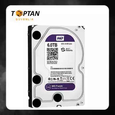 WD Purple  6 TB 3.5" 5400 RPM Güvenlik HDD