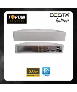 BESTA 4 KANAL 5 MP H.265 HİBRİT KAMERA KAYIT CİHAZI - BS314