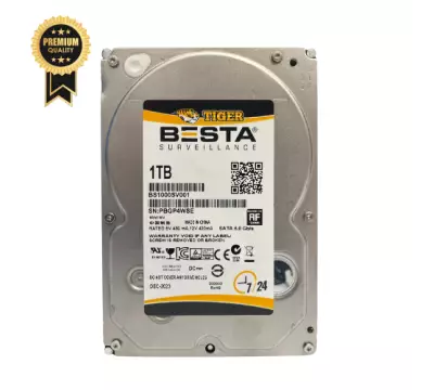 BESTA TIGER 1 TB BS1000SV001 3,5" 5900 RPM 7/24 GÜVENLİK HARDDİSK