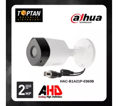 Dahua HAC-B1A21P-0360B 2MP HDCVI IR Bullet Kamera