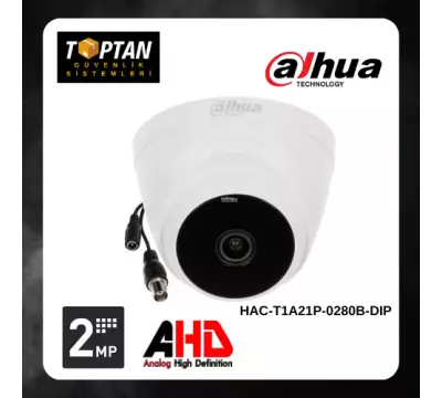 Dahua HAC-T1A21P-0280B-DIP 2MP HDCVI IR Eyeball Kamera