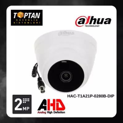 Dahua HAC-T1A21P-0280B-DIP 2MP HDCVI IR Eyeball Kamera