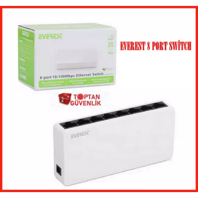 SWITCH 8 PORT 10/100 EVEREST ETHERNET SWİTCH ESW-108