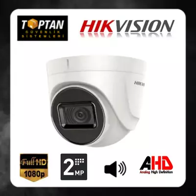 HIKVISION DS-2CE76D0T-ITPFS 2.0 MP  HD TVI 4 in 1 SESLİ DOME GÜVENLİK KAMERASI