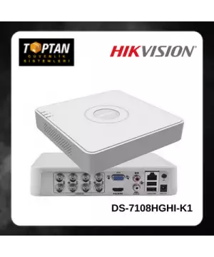 HIKVISION DS-7108HGHI-K1  H.265 TURBO HD DVR KAMERA KAYIT CİHAZI