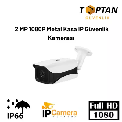 2 MP 1080P Metal Kasa IP Güvenlik Kamerası ARNA-1092