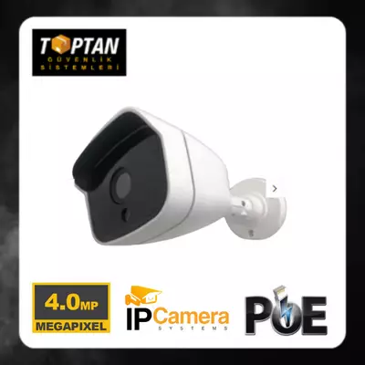 IP POE 4 MP 36 LED BULLET GÜVENLİK KAMERASI 8037