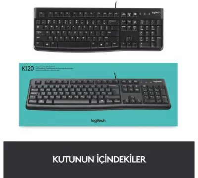 Logitech K120 Kablolu Klavye