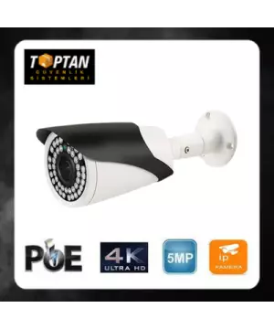 METAL KASA 5 MP 42 LED IP POE GÜVENLİK KAMERASI BT-5061