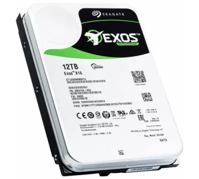 Seagate Exos 3.5 12TB 7200 512E/4KN ST12000NM001G Güvenlik Harddiski