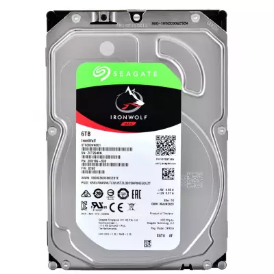 Seagate IronWolf 6 TB ST6000VN001 5400 RPM SATA III 3.5" Güvenlik Hard disk