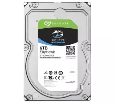 Seagate SKYHAWK ST6000VX001 6 TB 256 MB 5900 RPM GÜVENLİK HARD DİSKİ