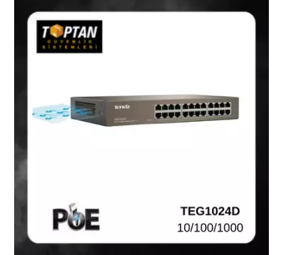 Tenda teg1024d  24 port gigabite ethernet switch 10/100/1000