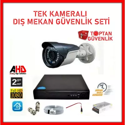 2 MP AHD Tek Kameralı Güvenlik Seti ARNA-7121