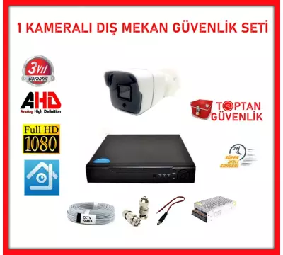 2MP 1080P 1 Kameralı Ahd Güvenlik Seti ARNA-7141