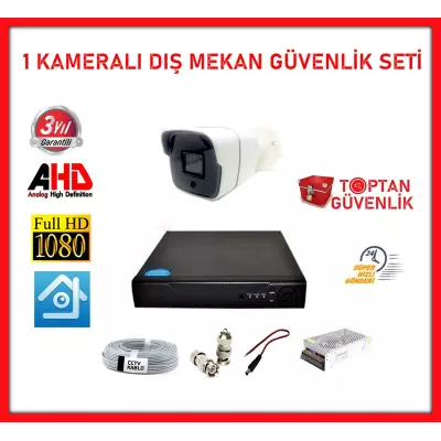 2MP 1080P 1 Kameralı Ahd Güvenlik Seti ARNA-7141