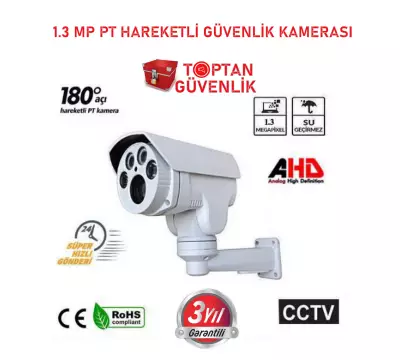 1.3 MP Ahd Motorize PT 4 Atom Led Güvenlik Kamerası ARNA-2413