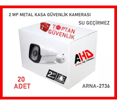 2 MP 6 ATOM LED 1080P FULL HD METAL KASA AHD KAMERA ARNA-2736 20 ADET