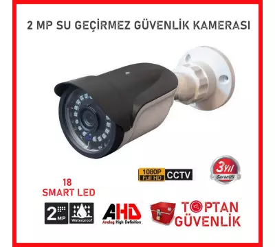 2 MP 1080P 18 SMD Led Gece Görüşlü AHD Kamera ARNA-2118