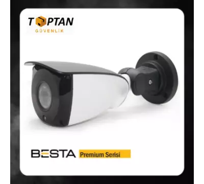 BESTA PREMIUM  SERİ 5 MP 1440P 42 LED METAL KASA AHD GÜVENLİK KAMERASI BT-2209