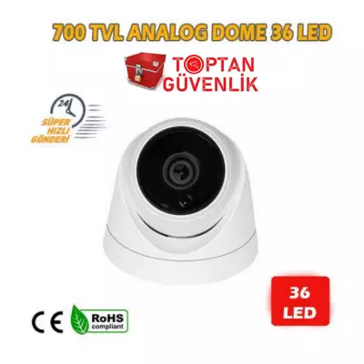 700 TVL 36 LED DOME ANALOG GÜVENLİK KAMERASI ARNA-3736