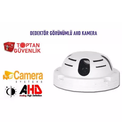 Duman Dedektörü Görünümlü Ahd 1080P 2 MP Dome Kamera ARNA-2128