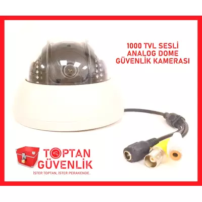 1000 TVLİNE SES DESTEKLİ ANALOG GÜVENLİK KAMERASI ARNA-3100