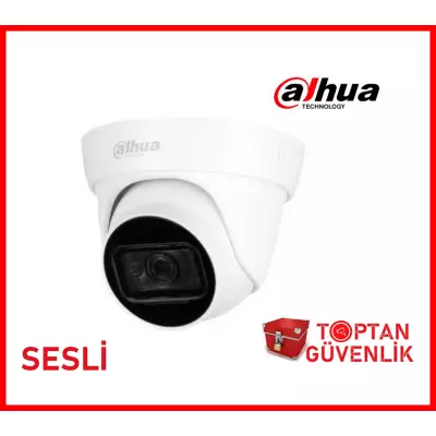 Dahua 5 MP Starlight IR Dome Güvenlik Kamerası - Sesli 2.8 mm HAC-HDW1500TLMQ-A-0280B-S2