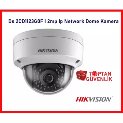 Hikvision Ds -2CD1123G0F-I 2mp Ip Network Dome Kamera