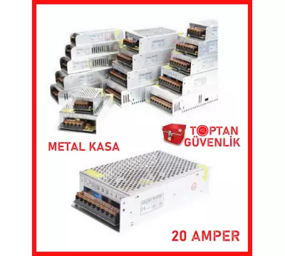 Cortex 12V 20 Amper Metal Kasa Kamera Adaptörü MA-1220A