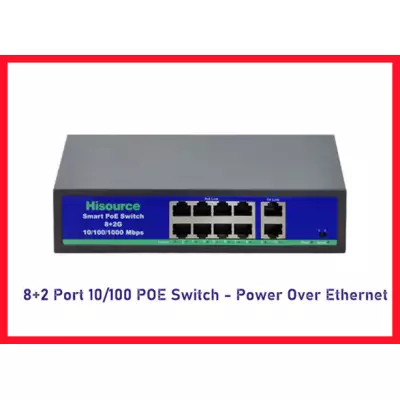 8 port PoE Switch 10/100 Mbit