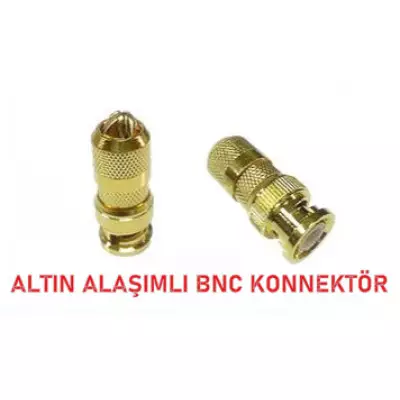 ALTIN ALAŞIMLI BNC KONNEKTÖR ARNA-6012