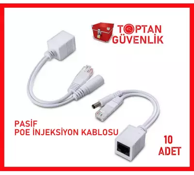 POE INJEKSİON KABLOSU 10 ADET EKONOMİK PAKET ARNA-6015