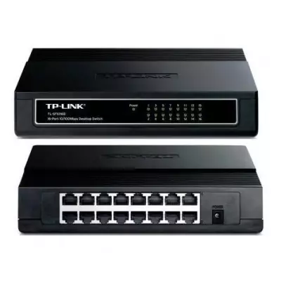 TP-LİNK 16 Port 10/100 Mbps Desktop SwitchTL-SF1016D