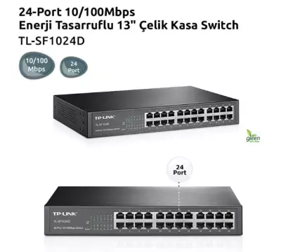 TP-LINK TL-SF1024D 24 Port 10/100Mbps Switch