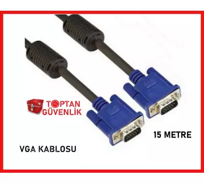 Vga Kablo 15 Metre Projeksiyon Monitör Lcd Görüntü Kablosu ARNA-6155