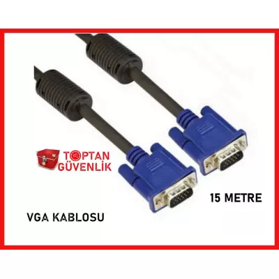 Vga Kablo 15 Metre Projeksiyon Monitör Lcd Görüntü Kablosu ARNA-6155