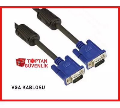 3 METRE VGA KABLOSU PROJEKSİYON MONİTÖR LCD GÖRÜNTÜ KABLOSU ARNA-6063