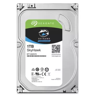 Seagate Skyhawk 3.5" 1 TB Sata 3.0 64MB 180Mb/s 5900Rpm 64HD Kamera 180TB/Yil Isyükü 7/24 Güvenlik Diski