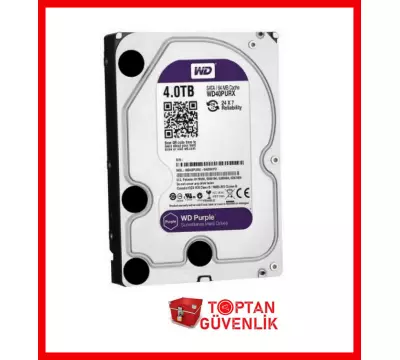 WD 3.5" 4 TB WESTERN PURPLE GÜVENLİK HARD DİSKİ