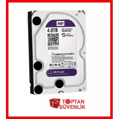 WD 3.5" 4 TB WESTERN PURPLE GÜVENLİK HARD DİSKİ