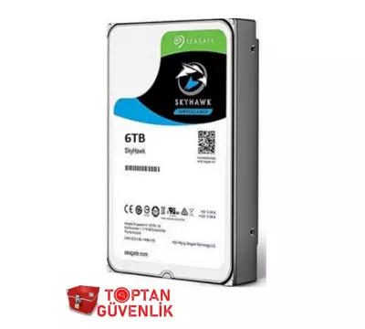 SEAGATE SKYHAWK 3.5 INC 6 TB SATA 3.0 GÜVENLİK HARD DİSKİ